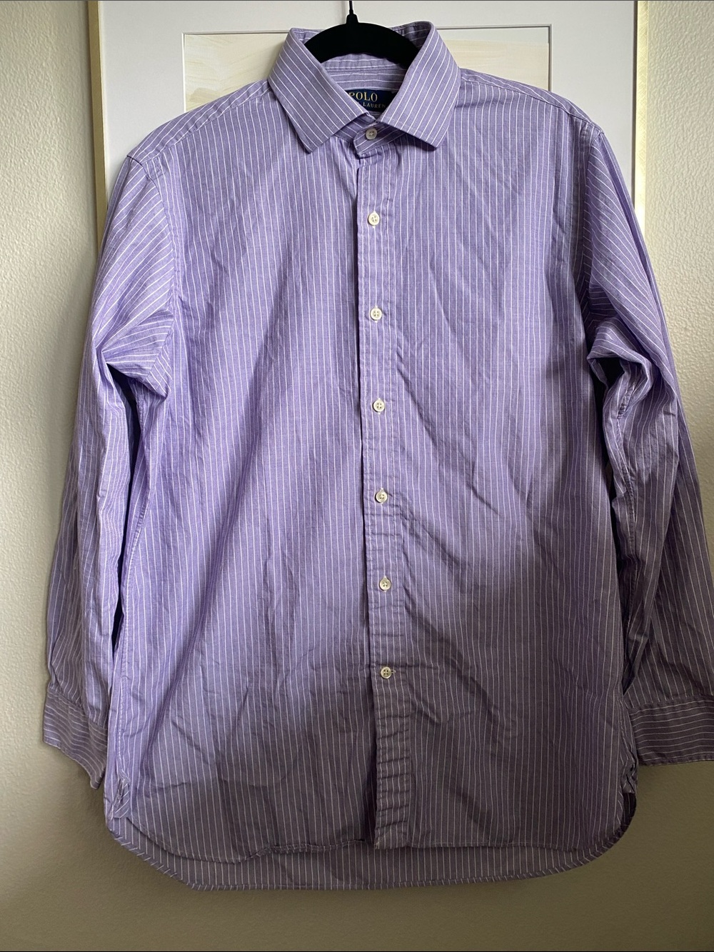 POLO Ralph Lauren Lilac Button Down, Sz 15 1/2 - 32/33